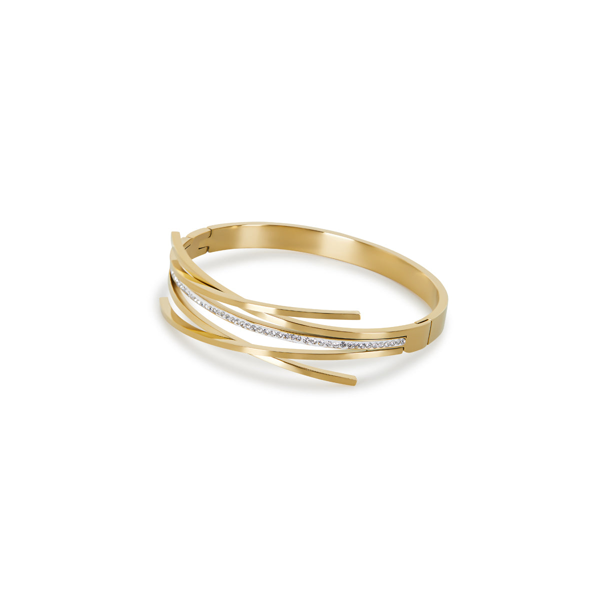 Pulseira Bangle Florence - Dourada - Megan Joias