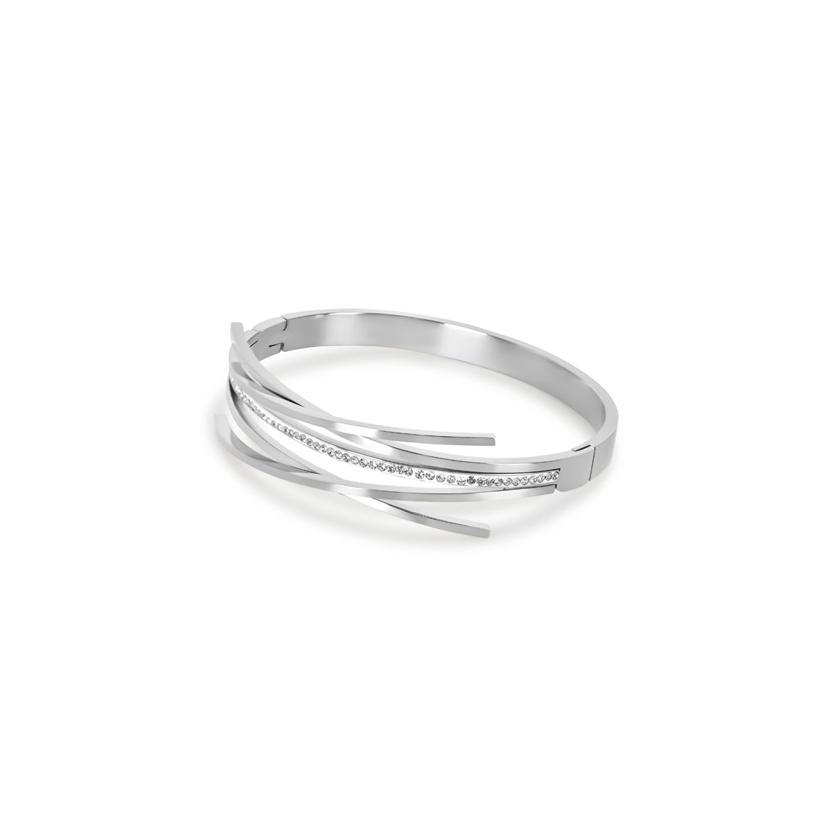 Pulseira Bangle Florence - Prata Elegante - Megan Joias