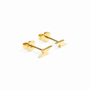 Brinco de Pino com Fecho de Parafuso - Dourado