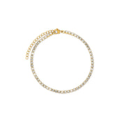 Tornozeleira de Corrente Tennis - Ouro