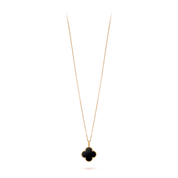 Conjunto Colar Trevo + Brincos Trevo