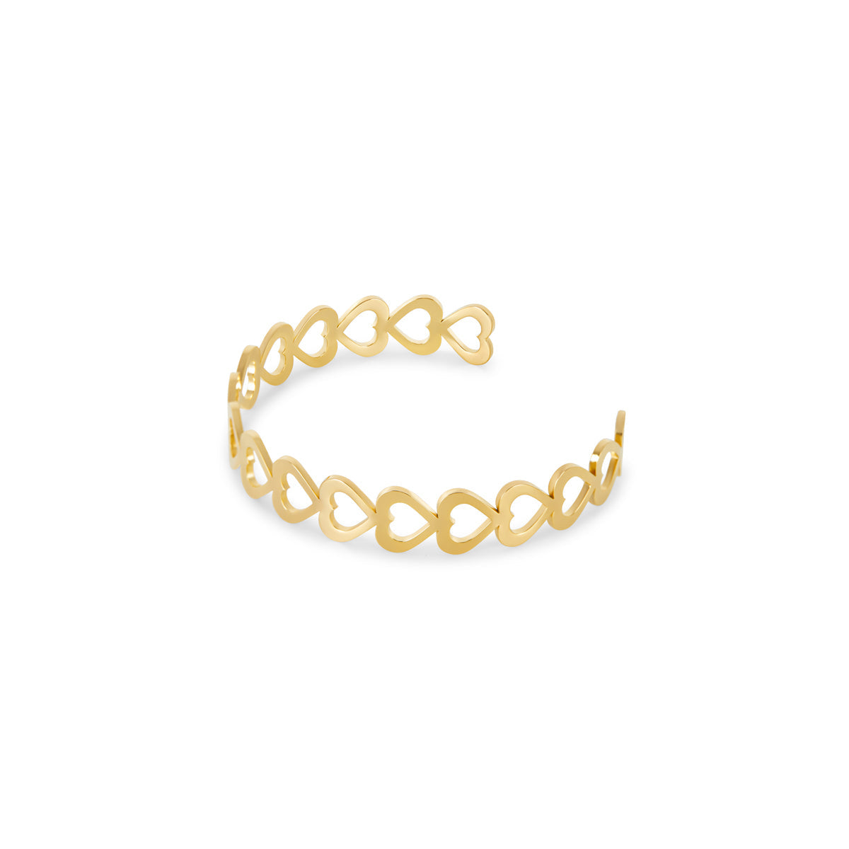 Pulseira Bangle Elegante - Ouro - Megan Joias