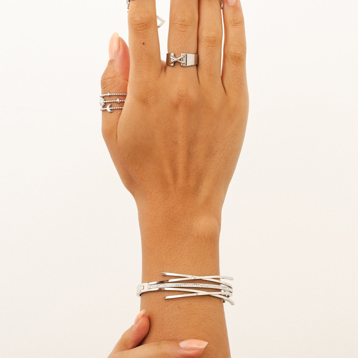 Pulseira Bangle Florence - Prata Elegante - Megan Joias