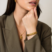 Colar com Pingente Hamsa em Ouro - Megan Joias