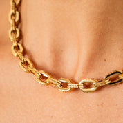 Colar Chunky Camden em Ouro