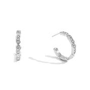 Ebbelle estilo minimalista strass redondo brinco de aço inoxidável 18k banhado a ouro fácil correspondência jóias femininas hipoalergênico