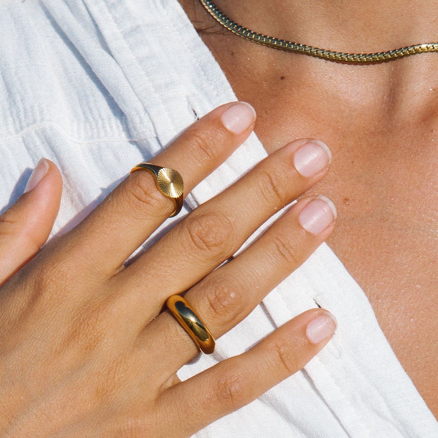 Anel Sun Signet